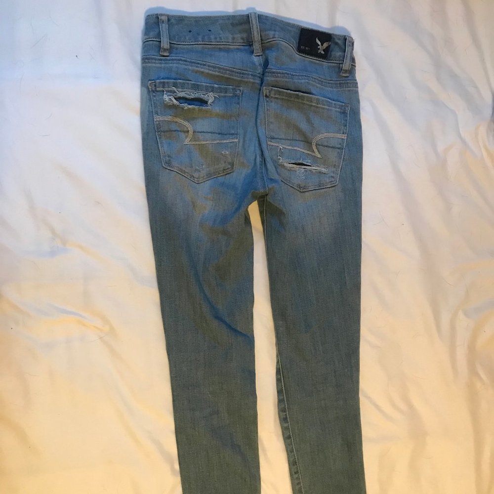 American Eagle Ripped Skinny Jeans